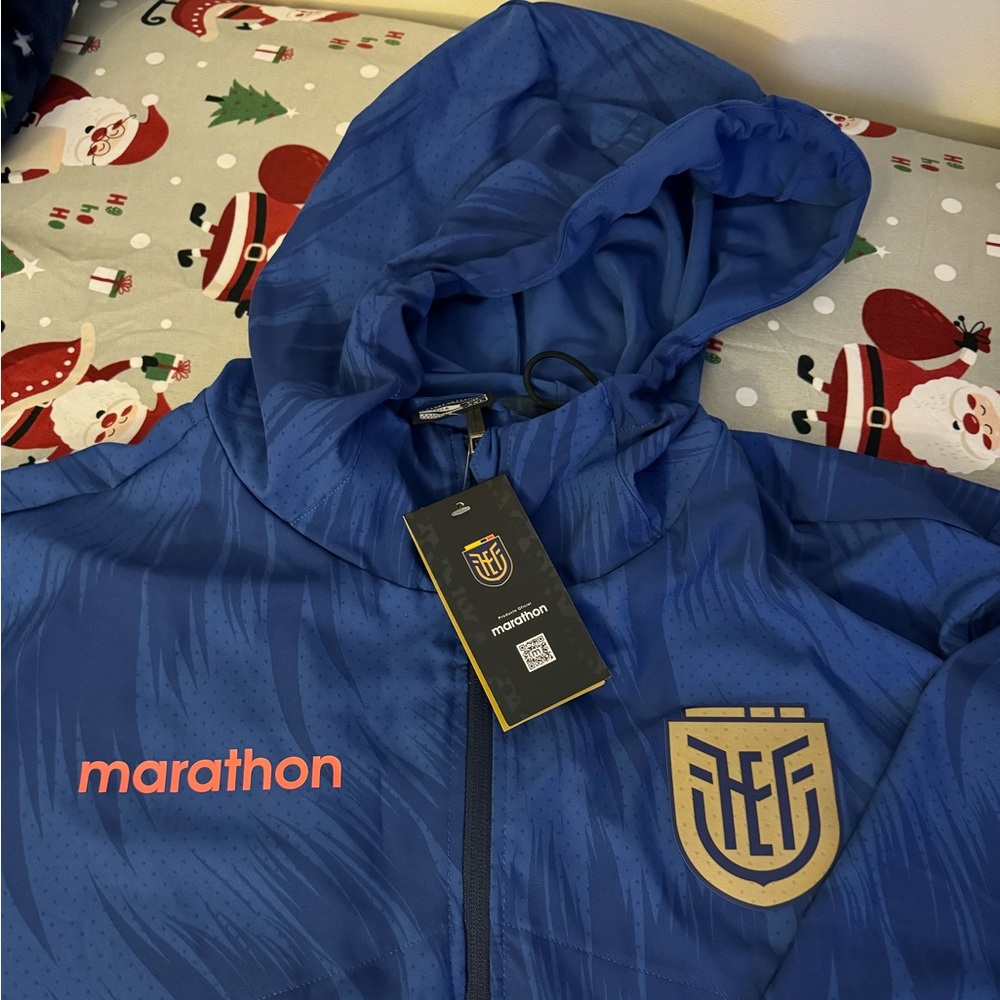 Ecuadorian National Soccer Team warmup training windbreaker by Marathon Sports